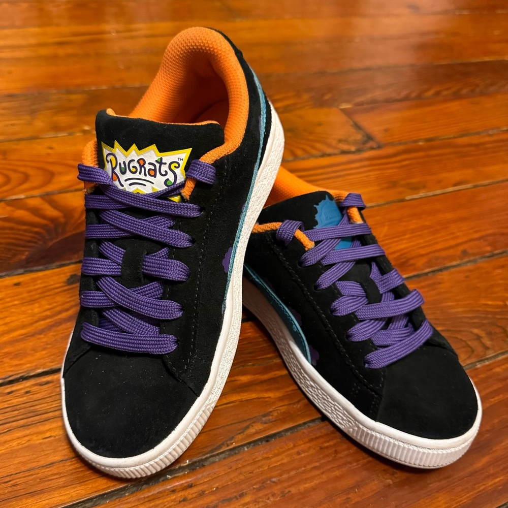Puma 383063-01 X Suede Rugrats Lace Up Kids Sneakers Size 3C Kids